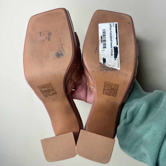 Jeffrey Campbell Nana Quilted Platform Mule - Size 5 - Picture 6 of 6